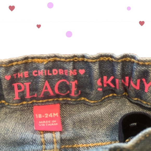 The Children's Place Girls Toddler 18-24 month  Skinny Light Denim - Picture 4 of 8